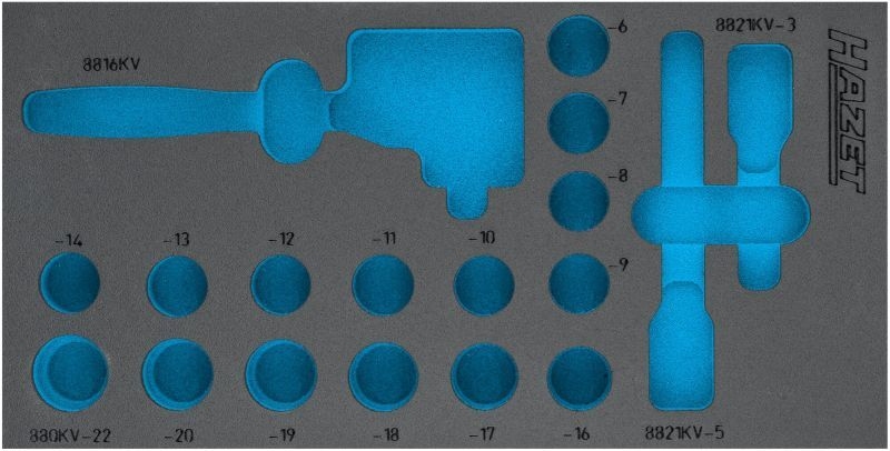 HAZET Foam Insert, assortment box