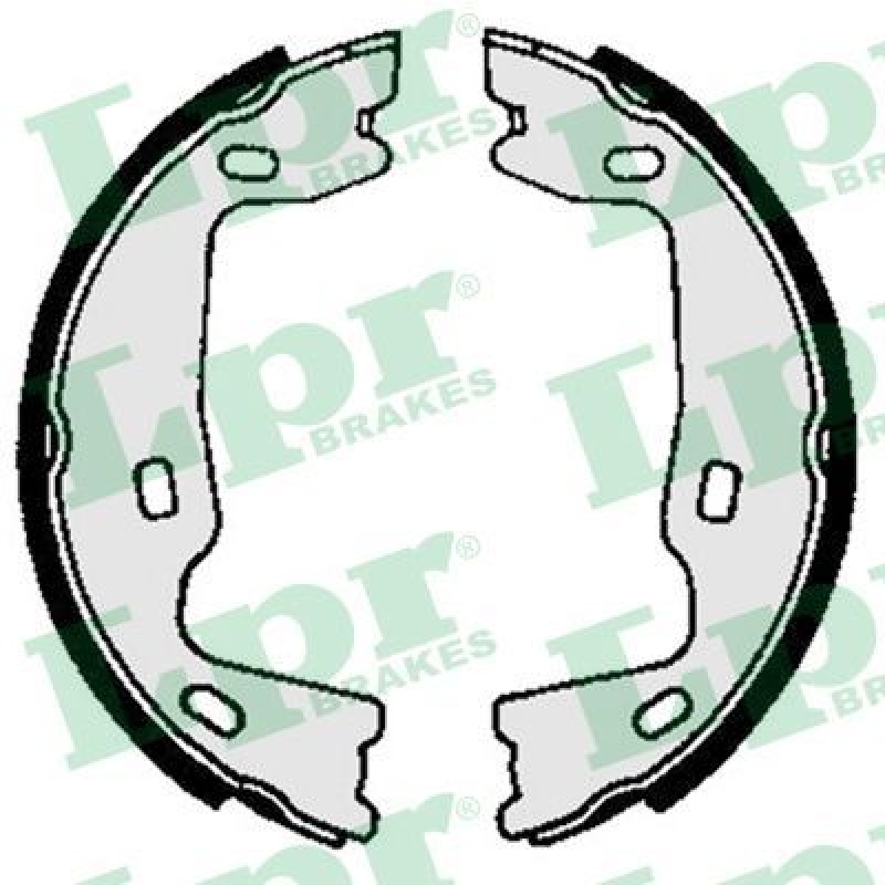 LPR Brake Shoe Set, parking brake