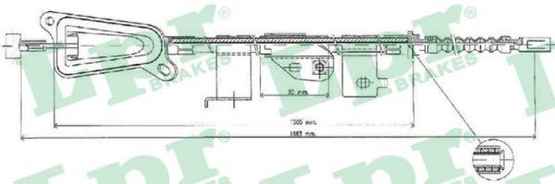 LPR Cable Pull, parking brake