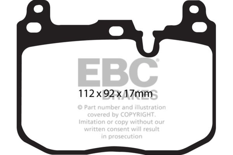 EBC Brakes Hochleistungs-Bremsbelagsatz