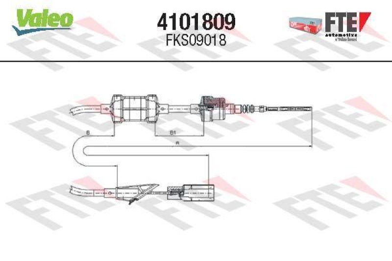 VALEO Seilzug, Kupplungsbetätigung FTE CLUTCH ACTUATION