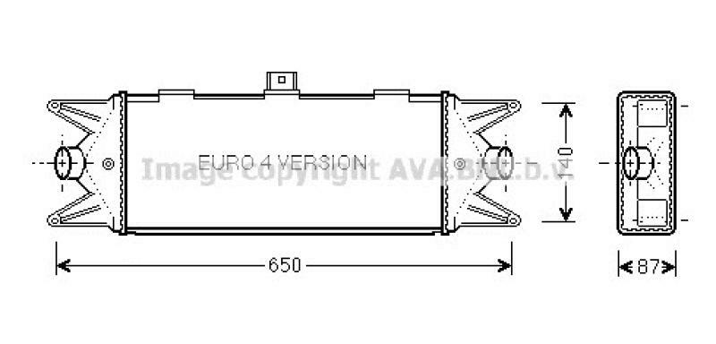 AVA QUALITY COOLING Intercooler, charger