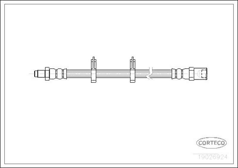 CORTECO Brake Hose