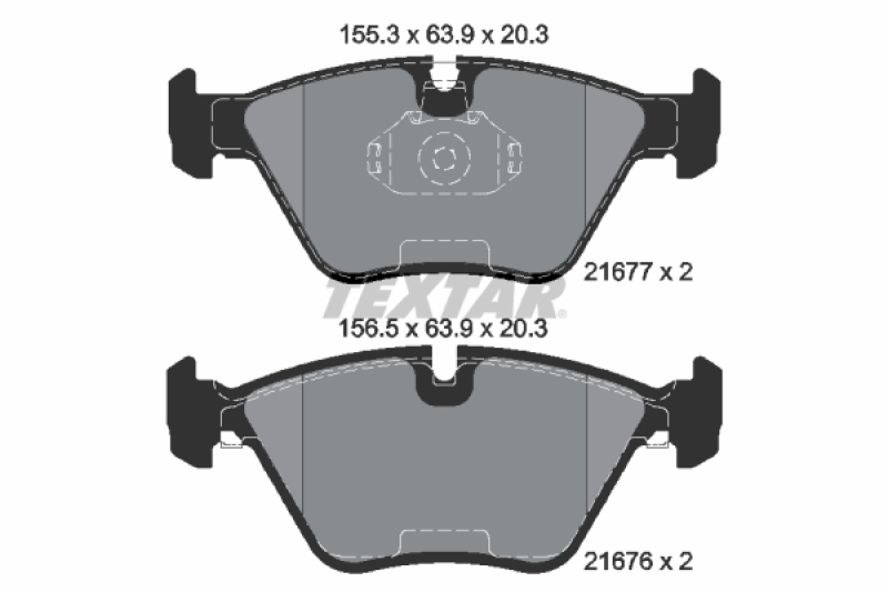 TEXTAR Brake Pad Set, disc brake Q+