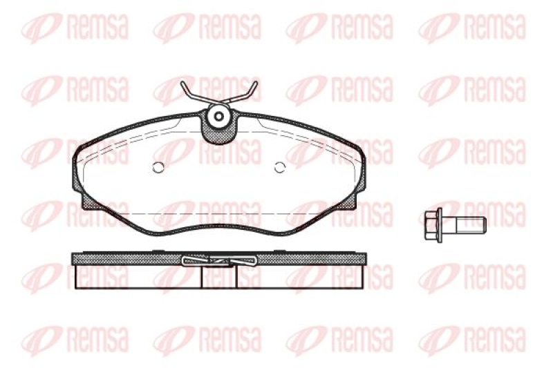 KAWE Brake Pad Set, disc brake