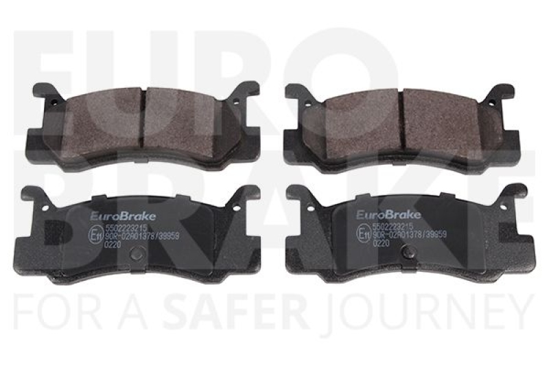 EUROBRAKE Brake Pad Set, disc brake