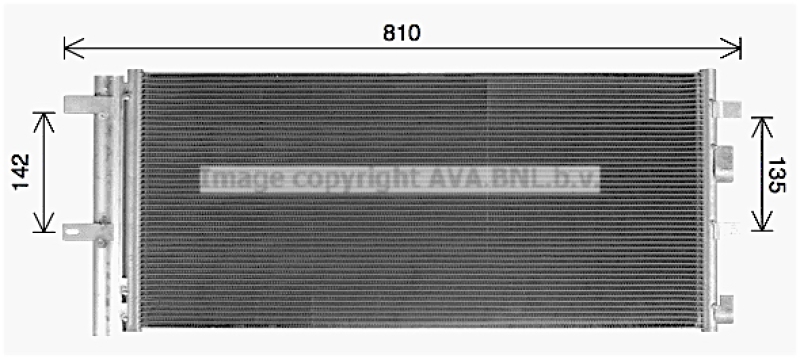 AVA QUALITY COOLING Kondensator, Klimaanlage