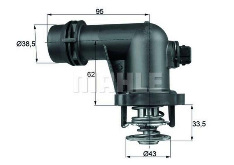 MAHLE Thermostat, coolant