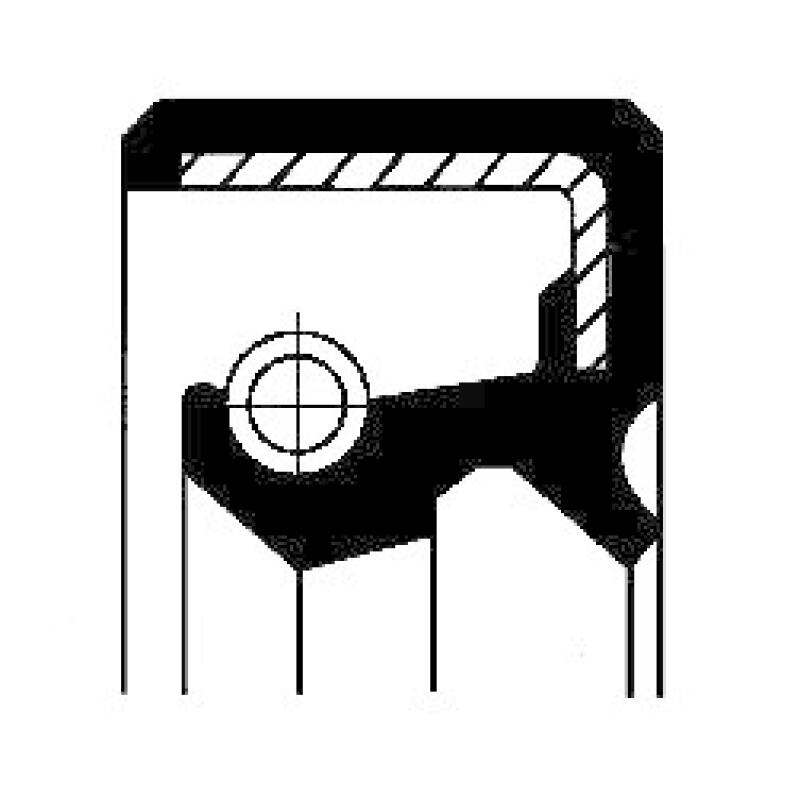 CORTECO Shaft Seal, crankshaft