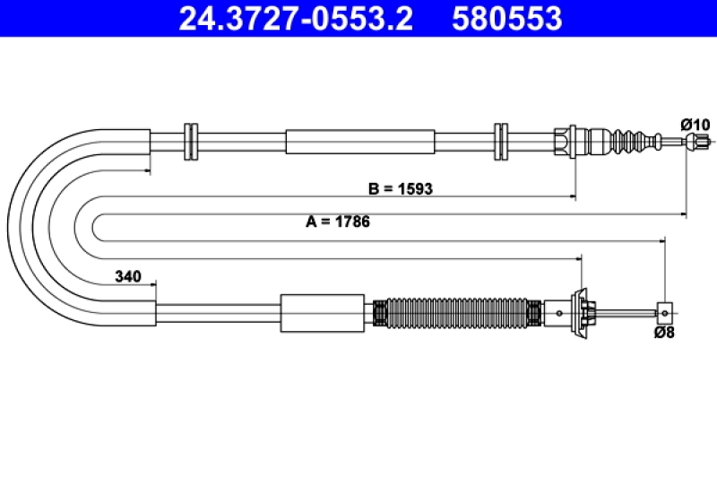 ATE Cable, parking brake