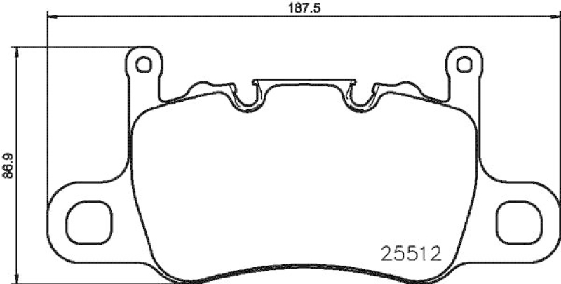 BREMBO Brake Pad Set, disc brake PRIME LINE