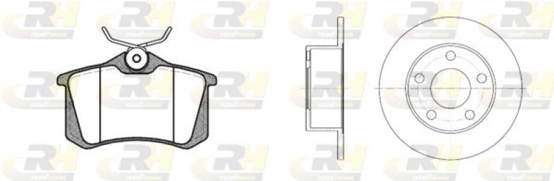 ROADHOUSE Bremsensatz, Scheibenbremse Dual Kit