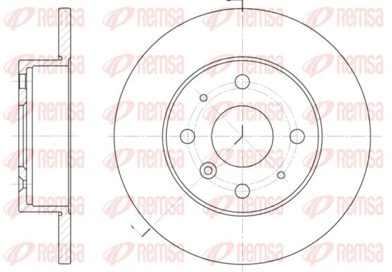 2x KAWE Brake Disc