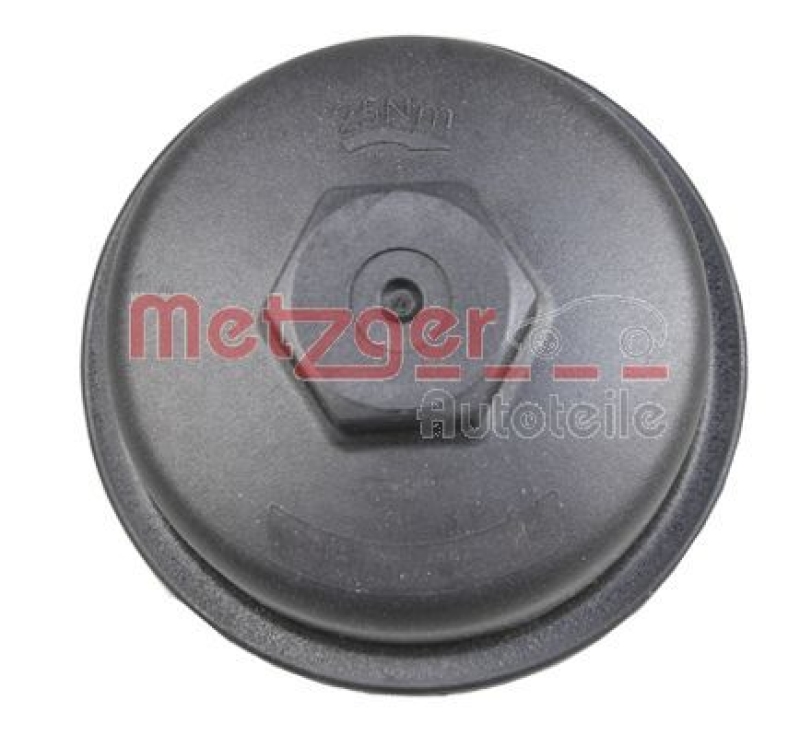 METZGER Cap, oil filter housing