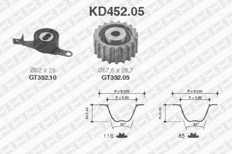 SNR Timing Belt Set