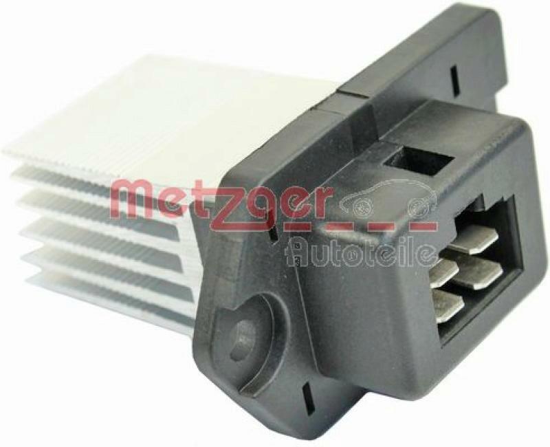 METZGER Resistor, interior blower genuine