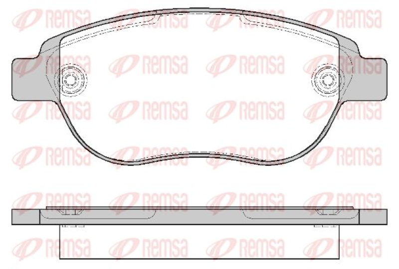 KAWE Brake Pad Set, disc brake