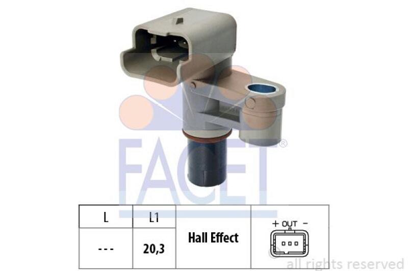 FACET Sensor, camshaft position Made in Italy - OE Equivalent