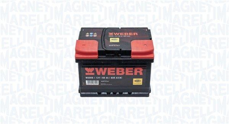 Magneti Marelli Autobatterie Starterbatterie Batterie 12V 60Ah 540A B13