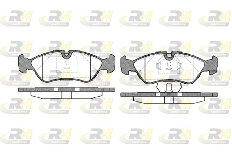 ROADHOUSE Brake Pad Set, disc brake