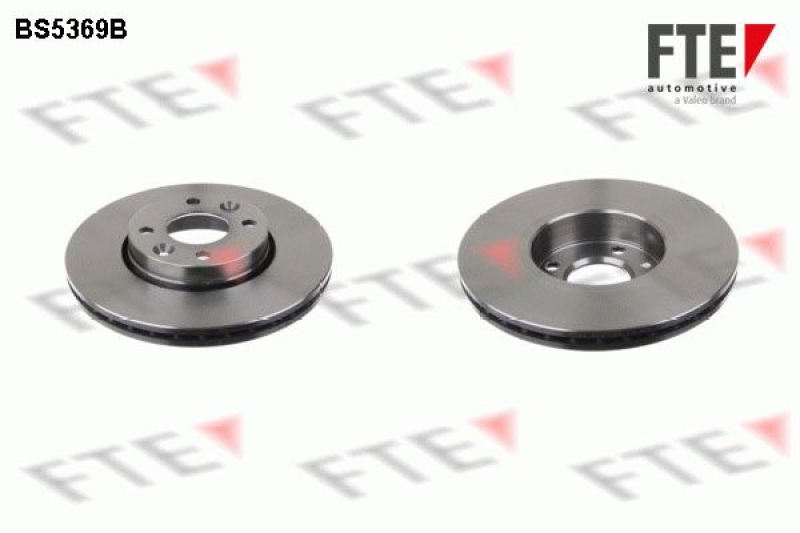 2x FTE Bremsscheibe COATED RANGE