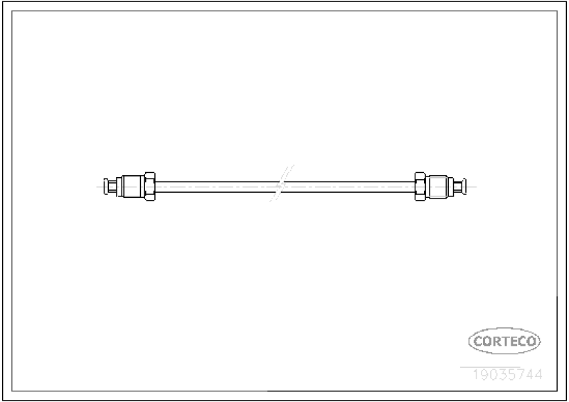 CORTECO Bremsleitung