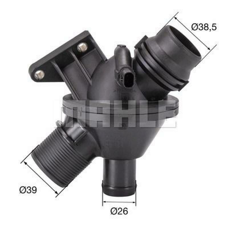 MAHLE Thermostat, coolant