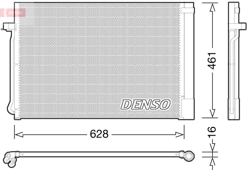 DENSO Kondensator, Klimaanlage