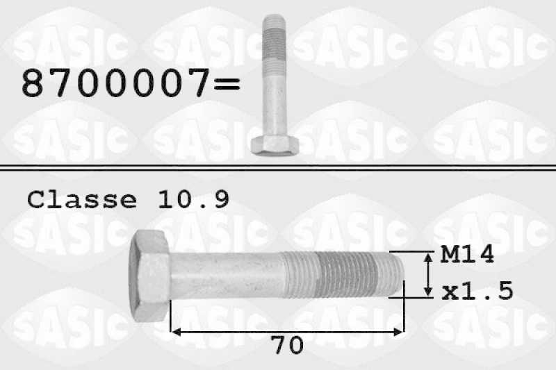 SASIC Pulley Bolt