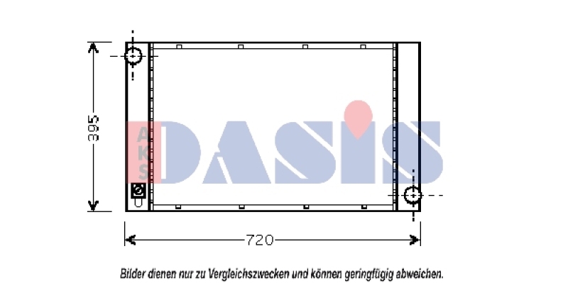 AKS DASIS Kühler, Motorkühlung