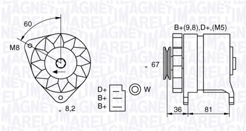 MAGNETI MARELLI Alternator