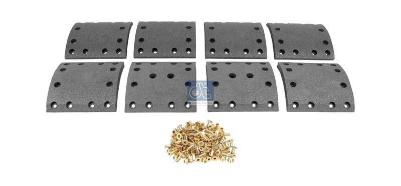 DT Spare Parts Brake Lining Kit, drum brake