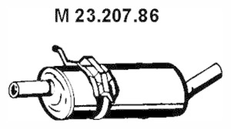 EBERSPÄCHER Mittelschalldämpfer