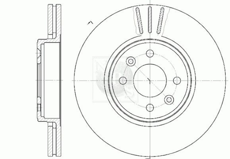 2x NPS Bremsscheibe