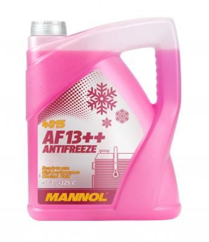 5L Mannol Kühlerfrostschutz AF13++ Rot High Perfomance Antifreeze + 1L Füllkanne