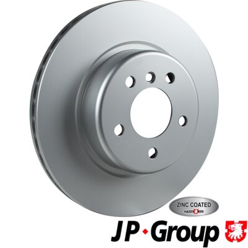 2x JP GROUP Brake Disc JP GROUP