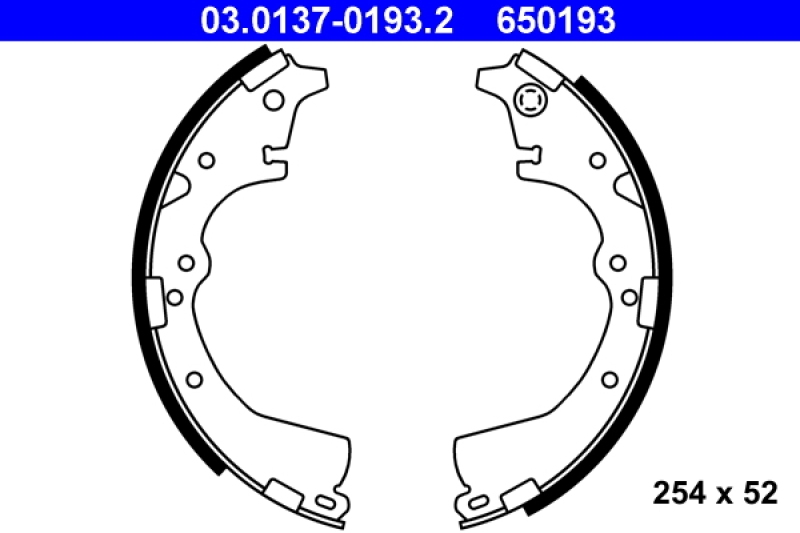 ATE Brake Shoe Set