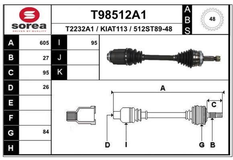 EAI Drive Shaft