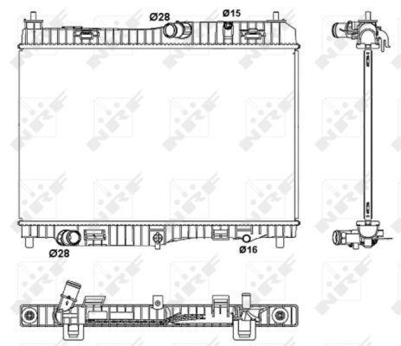 NRF Radiator, engine cooling