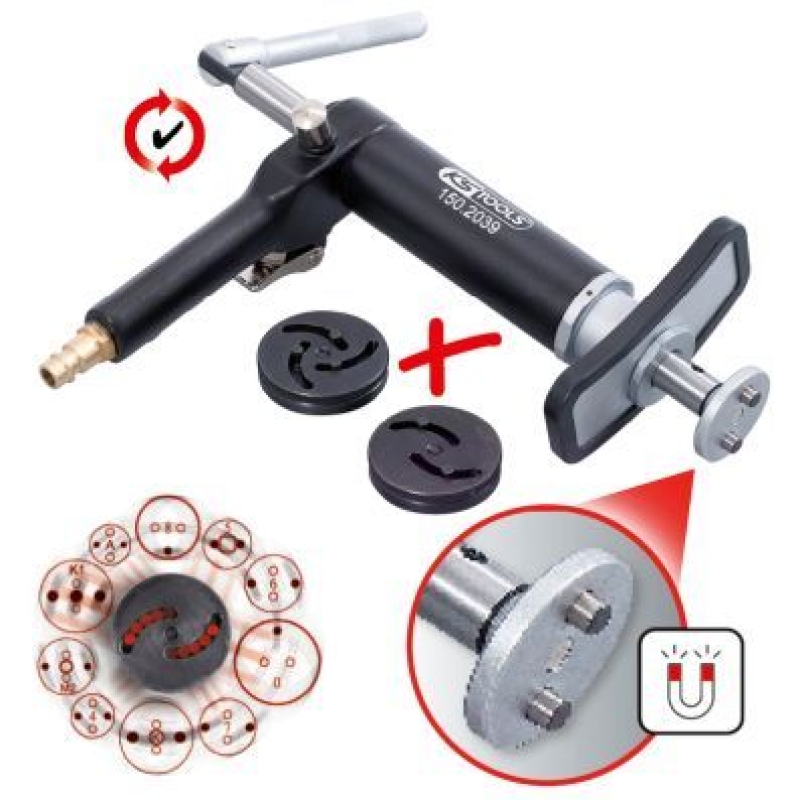 KS TOOLS Turn/Reset Tool Set, brake caliper piston