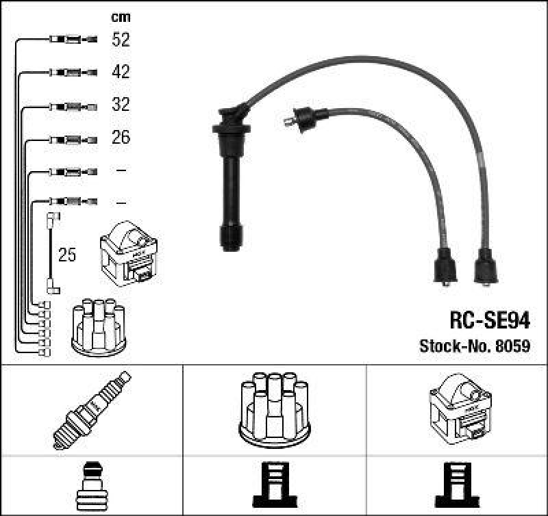 NGK Ignition Cable Kit