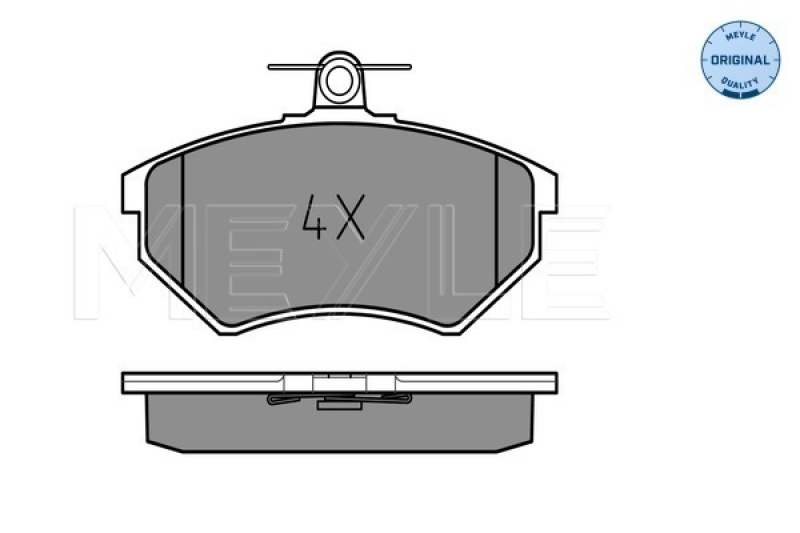 MEYLE Brake Pad Set, disc brake MEYLE-ORIGINAL: True to OE.