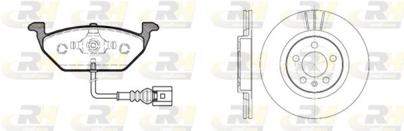 ROADHOUSE Brake Set, disc brake Dual Kit