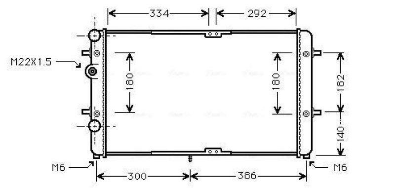 AVA QUALITY COOLING Kühler, Motorkühlung