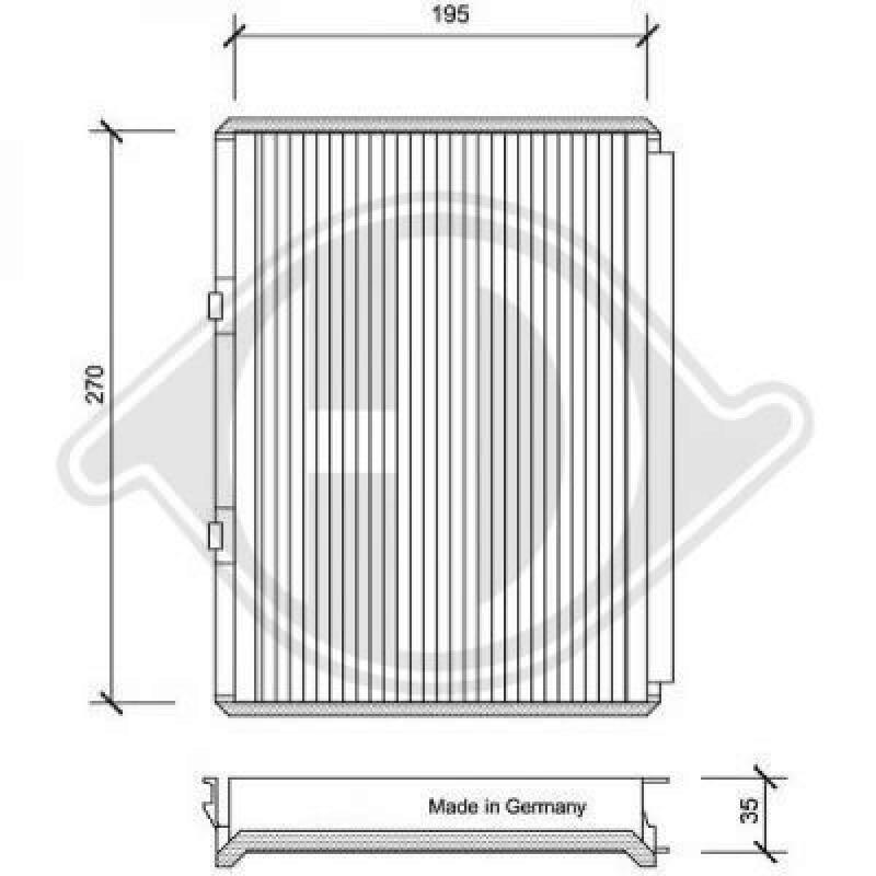 DIEDERICHS Filter, Innenraumluft DIEDERICHS Climate