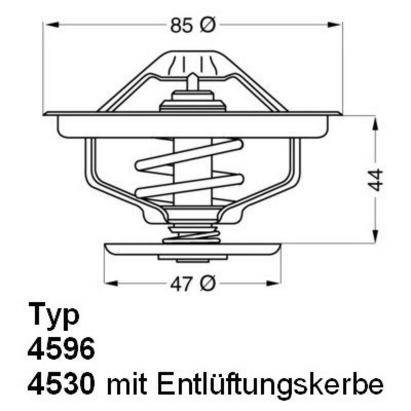 WAHLER Thermostat für Kühlmittel / Kühlerthermostat