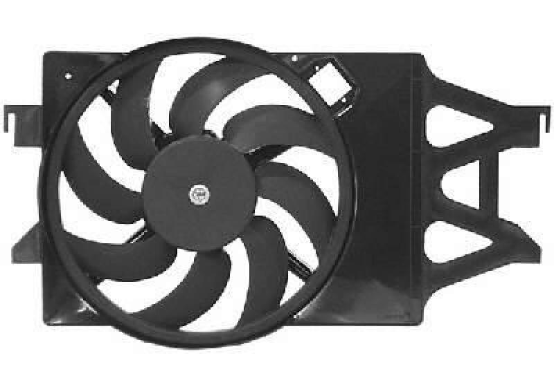 VAN WEZEL Fan, radiator