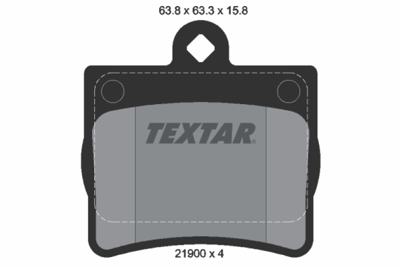 TEXTAR Brake Pad Set, disc brake Q+