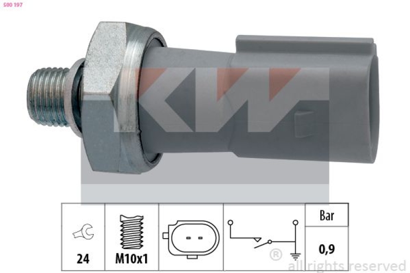 KW Öldruckschalter Made in Italy - OE Equivalent