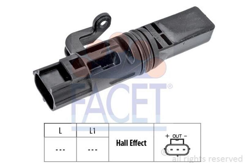 FACET Sensor, RPM Made in Italy - OE Equivalent